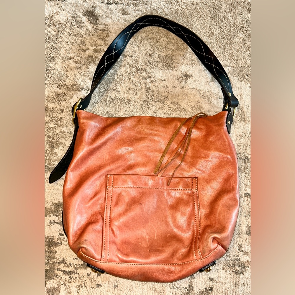Coronado Leather conceal carry tote bag with adjustable strap